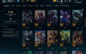 Esmeralda 3 com 55 Champs e 4 Skins ( MONO ADC )