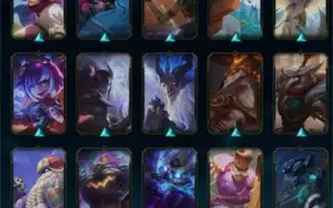 CONTA LOL C/296 SKINS | TAMBÉM POSSUI SKINS NO VALORANT