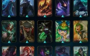 CONTA LOL C/296 SKINS | TAMBÉM POSSUI SKINS NO VALORANT