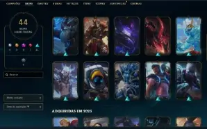 4656 De Rp - 44 Skins - League Of Legends Fa - Unranked - En