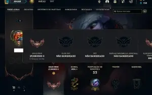 Conta bronze 2 com 32 Champs e 2 Skins + 2 Fragmentos
