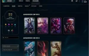 Conta lvl 46 Ex Plat 2017, Season 2018 Gold