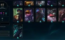 Conta LoL 42 Skins Aceito conta com mais skin e dou um volta