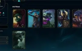 Conta LoL 42 Skins Aceito conta com mais skin e dou um volta