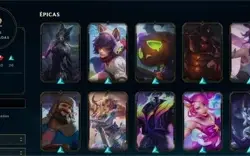 Conta LoL 42 Skins Aceito conta com mais skin e dou um volta