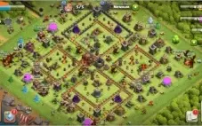 Clash of clans CV10 bem upada.