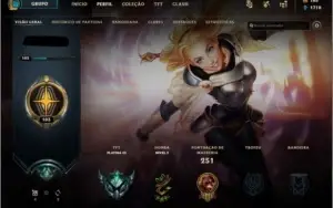 Conta LoL TFT todos os set platina