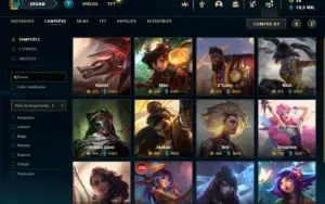 Prata 4 com 150 Champs e 202 Skins + 8 Vitoriosas