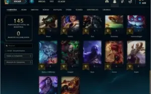 Conta ferro 3 AFUNDADA com 8 skins e 37 champs