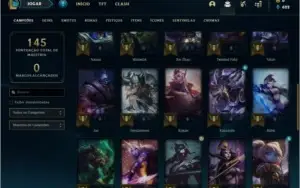 Conta ferro 3 AFUNDADA com 8 skins e 37 champs