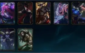 Conta LOL Unranked várias skins