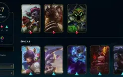 CONTA LOL- LVL 276 - 142 Champions - 137 Skins - FULL ACESSO