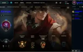 Conta de LoL Ouro II Baratinha