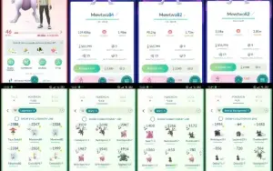 3 MEWTWO + 10 LENDÁRIOS + 50 SHINIES + 9 background pk20