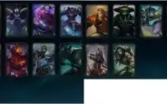 Conta LoL LVL 384 Plat III muitas skins,email p/ troca