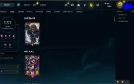 Conta Lol de 2014,131 champs, 131 skins