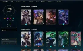 Conta VALORANT/LOL com várias skins