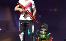 Conta de free fire com punho e calça angelical