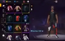 Conta de free fire com punho e calça angelical