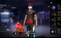 Conta de free fire com punho e calça angelical