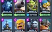 Conta Clash Royale Lvl 11 4300+ 150k Gold 1k Gem