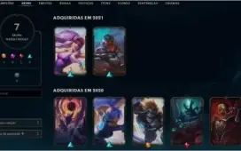 Unranked lv 29, 7 skins, 2 sentinelas, 4 emotes