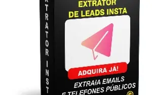 Extrator de Emails e Telefones Públicos Insta - Lic. Anual