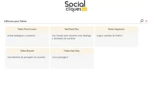 Robô SocialCliques - Conjunto de vários tipos de robôs em 1