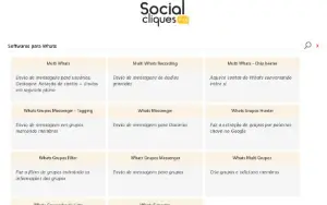 Robô SocialCliques - Conjunto de vários tipos de robôs em 1