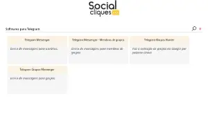 Robô SocialCliques - Conjunto de vários tipos de robôs em 1