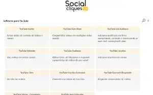 Robô SocialCliques - Conjunto de vários tipos de robôs em 1