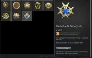CSGO MAIN PRIME [full acesso] + 8 medalhas + AGUIA2 + 2,655h