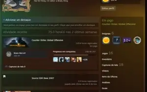CSGO MAIN PRIME [full acesso] + 8 medalhas + AGUIA2 + 2,655h