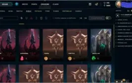 Conta no lol Ouro 1 com 190skins e todos os champs