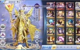 conta saint seiya awakening lvl 54 A1-Pegasus