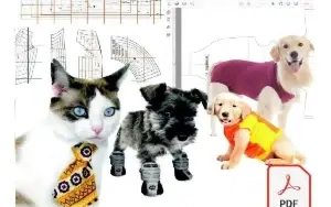 80 Moldes Ropa Mascotas Perros y Gatos + Modelado Quirúrgico