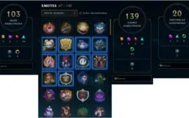Vendo Conta LOL Platina 4  - 103 Skins  -  115 Campeão