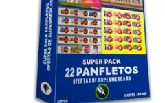 Panfletos Supermercado Editável Corel Draw 22 Artes