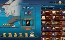 CONTA NO NARUTO ONLINE