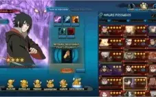 CONTA NO NARUTO ONLINE