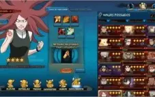 CONTA NO NARUTO ONLINE