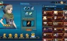 CONTA NO NARUTO ONLINE