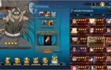 CONTA NO NARUTO ONLINE