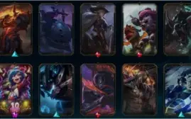 conta lol e valorant, muitas skins em ambos jogos