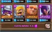 Clash of clans cv 10 bem upado + Clash royale + Boom beach