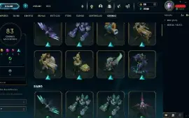 Conta Lol com 430 skins, ex Diamante 1