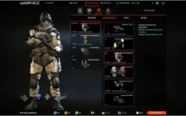 Conta Warface 3 SKINS aurora