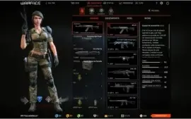 Conta Warface 3 SKINS aurora