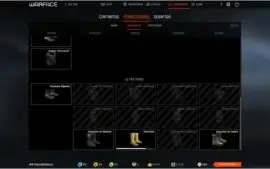 Conta Warface 3 SKINS aurora