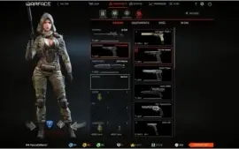 Conta Warface 3 SKINS aurora